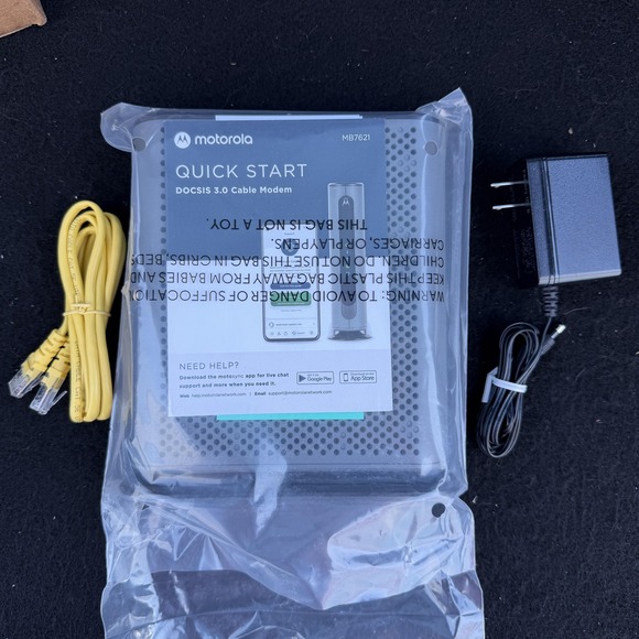 Motorola Other - Motorola MB7621 24x8 DOCSIS 3.0 Cable Modem Gigabit Ethernet Internet Broadband